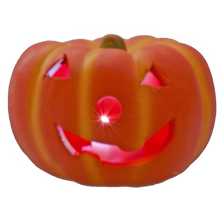 Zucca Halloween con led che varia il colore a batterie