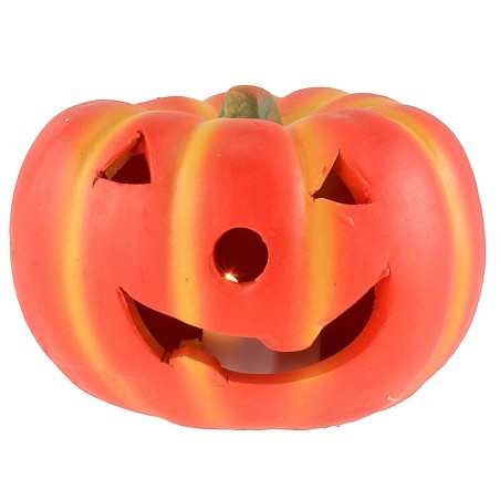 Zucca Halloween con led che varia il colore a batterie