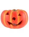 Calabaza de Halloween con luces LED que cambian de color a pilas