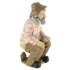 Hombre que hace sus necesidades serie 9 cm en resina