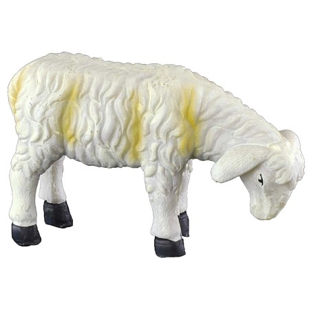 Sheep with yellow stripes with low head for statues from 24 to