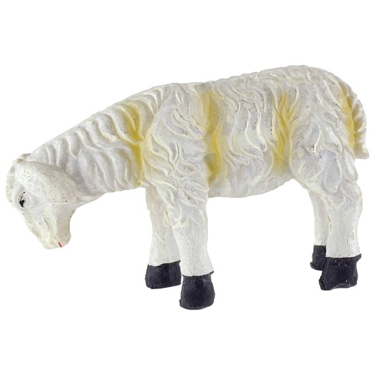 Sheep with yellow stripes with low head for statues from 24 to