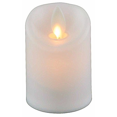 Lumino con movimento fiamma led a batteria ø 4,8 cm