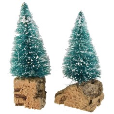 Set 2 pini con base h 9 cm 2