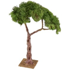 Albero con chioma e base cm 8x8x31 h