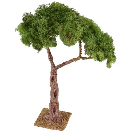 Albero con chioma e base cm 8x8x31 h