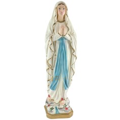 Madonna di Lourdes in resina h 41,5 cm