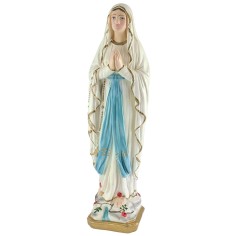 Madonna de Lourdes en resina h 41,5 cm Figurita sagrada, Estatua 2