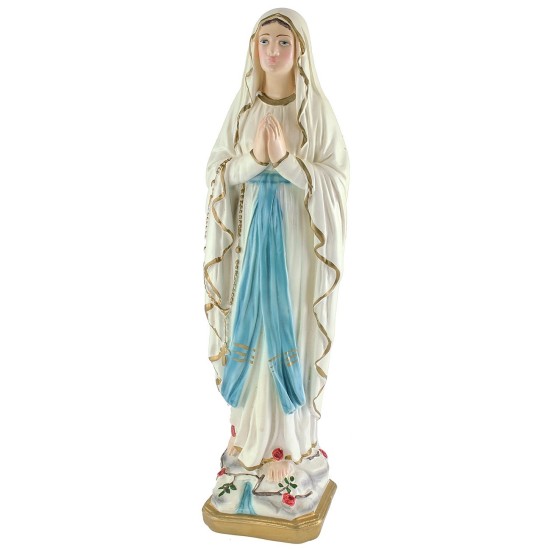 Madonna di Lourdes in resina h 41,5 cm