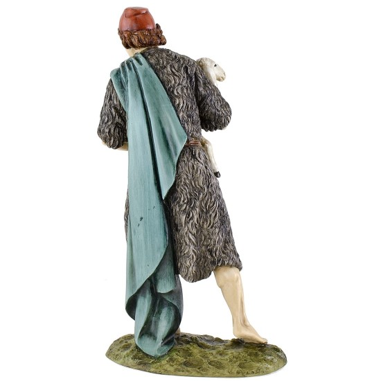 Buon pastore in resina Landi Moranduzzo 18 cm