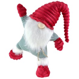 Christmas gnome with beard h 63 cm