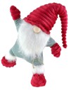 Gnomo natalizio con barba h 63 cm