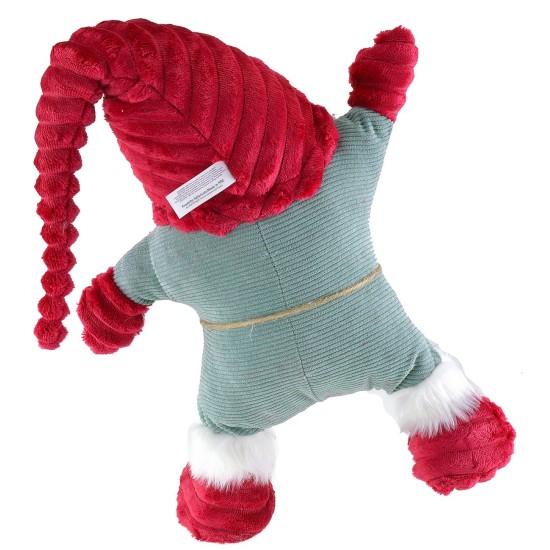 Gnomo navideño con barba h 63 cm de altura, barba, representando