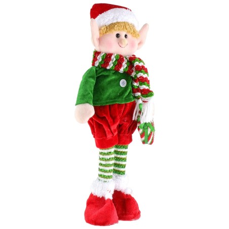 Elfo navideño h 57 cm altura, navideño, elfo, material