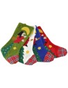 Calcetín de la Befana en colores surtidos cm 16x32 h