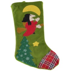 Calcetín de la Befana en colores surtidos cm 16x32 h 2