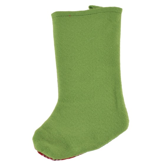 Calcetín de la Befana en colores surtidos de 16x32 cm de altura, calcetín de la