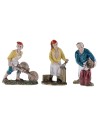 Set of 6 resin figurines series 10 cm