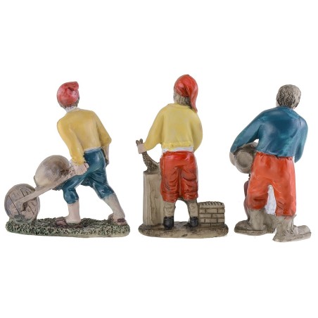 Set 6 statuine in resina serie 10 cm resina, statuine, altezza