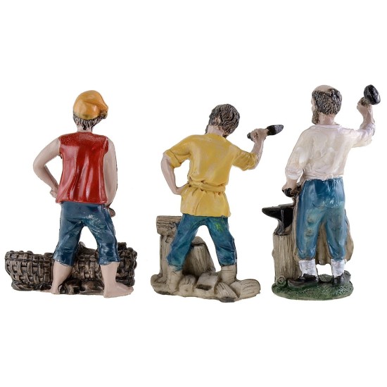 Set 6 personaggi in resina serie 10 cm