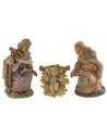 Natività 3 soggetti in pvc serie 10 cm natività, serie