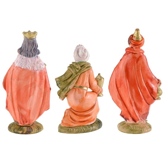 Statuette Tre Re Magi 10 cm in pvc statue presepe, serie, base