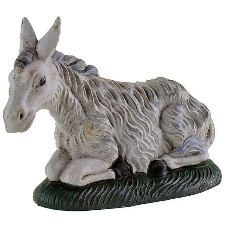 Conjunto de buey y burro en PVC para figuras de 10 cm 8019959247789