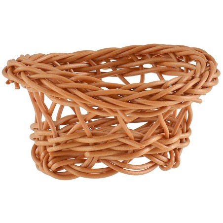 Cesta ovalada de 7,5x6,5x3,5 cm de altura, cesta, canasta, altura.