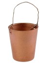 Secchio color rame in plastica ø 2,2 cm plastica, secchio