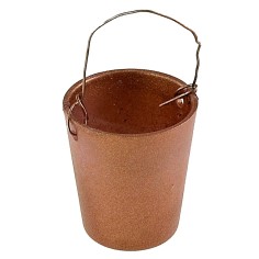 Cubo color cobre de plástico ø 2,2 cm plástico, cubo