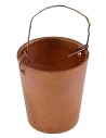 Secchio color rame in plastica ø 2,2 cm plastica, secchio