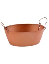 Copper colored oval tub 4.8 cm