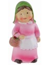 Pastorella con cesto in resina 10 cm stile bambino Oliver