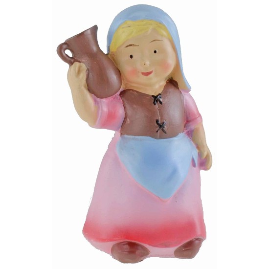 Shepherdess with resin amphora 10 cm Oliver child style