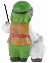 Pastorello con agnello in resina cm 10 stile bambino Oliver