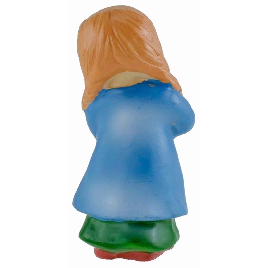 Pastorella con flauto in resina cm 10 stile bambino Oliver