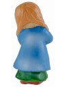 Shepherdess with flute in resin 10 cm Oliver child style