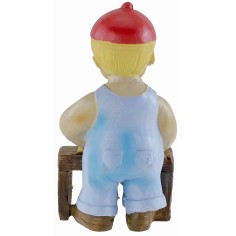 Falegname in resina cm 10 stile bambino Oliver resina, serie 2