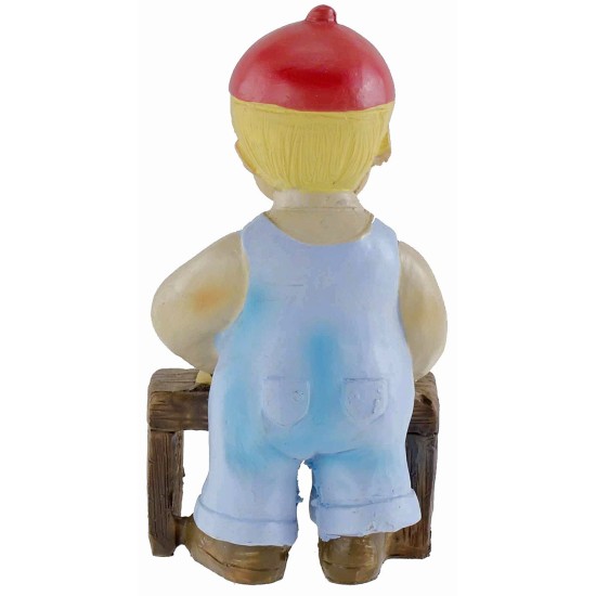 Falegname in resina cm 10 stile bambino Oliver resina, serie