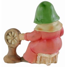 Filatrice in resina cm 10 stile bambino Oliver 2