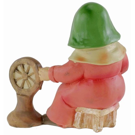 Filatrice in resina cm 10 stile bambino Oliver resina, serie