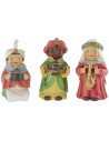 Tre Re Magi in resina cm 10 stile bambino Oliver
