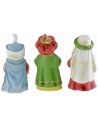 Tre Re Magi in resina cm 10 stile bambino Oliver