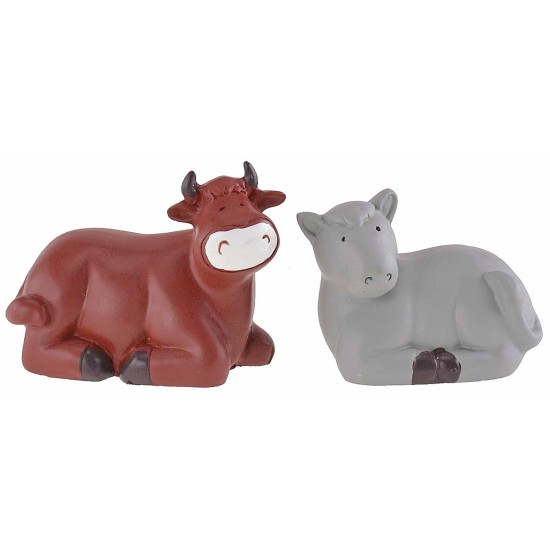 Natività 5 soggetti in resina cm 10 stile bambino Oliver