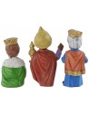 Tre Re Magi in resina cm 7 stile bambino Oliver resina, stile