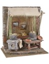 Maccaronaro workshop 19.5x14.5x21 cm h for statues 10 cm