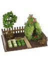 Fenced vegetable garden 19x15x14.5 cm h