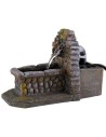 Fuente funcional efecto piedra en resina de 7,5x15,5x11 cm h