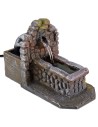 Fuente funcional efecto piedra en resina de 7,5x15,5x11 cm h