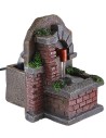 Fuente de resina funcional con muro de 9x11x11,6 cm h
